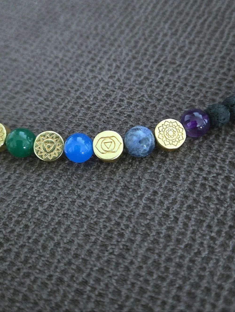 Shivam Seven7️⃣ Chakras🧘♀️ Beaded Necklace - NWT - Picture 5 of 15